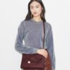 Lee Radziwill Pebbled Shoulder Bag