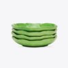 Lettuce Ware Canapé Plate, Set Of 4