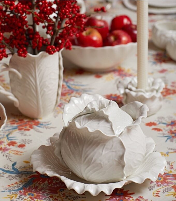 Lettuce Ware Round Serving Platter