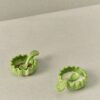 Lettuce Ware Salt Cellar, Set Of 2