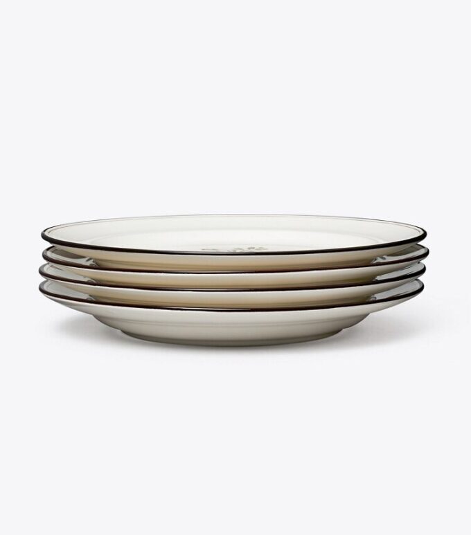 Lilac Flower Salad Plates, Set Of 4