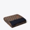 Logo Stripe Bouclé Blanket