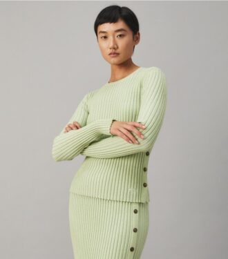 Lurex Stripe Crewneck Lurex Stripe Crewneck