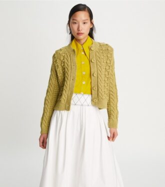 Marled Crewneck Cardigan Marled Crewneck Cardigan