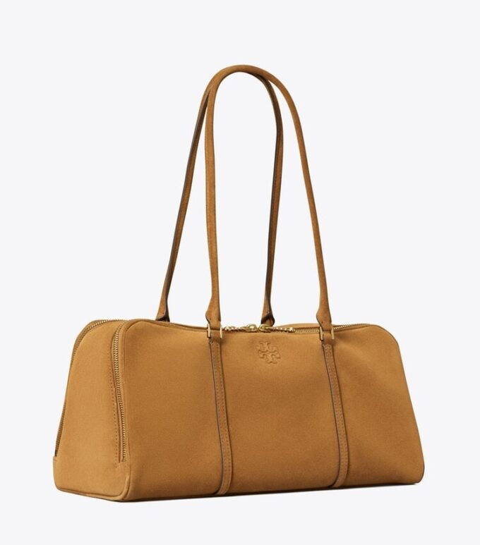Marshmallow Suede Satchel