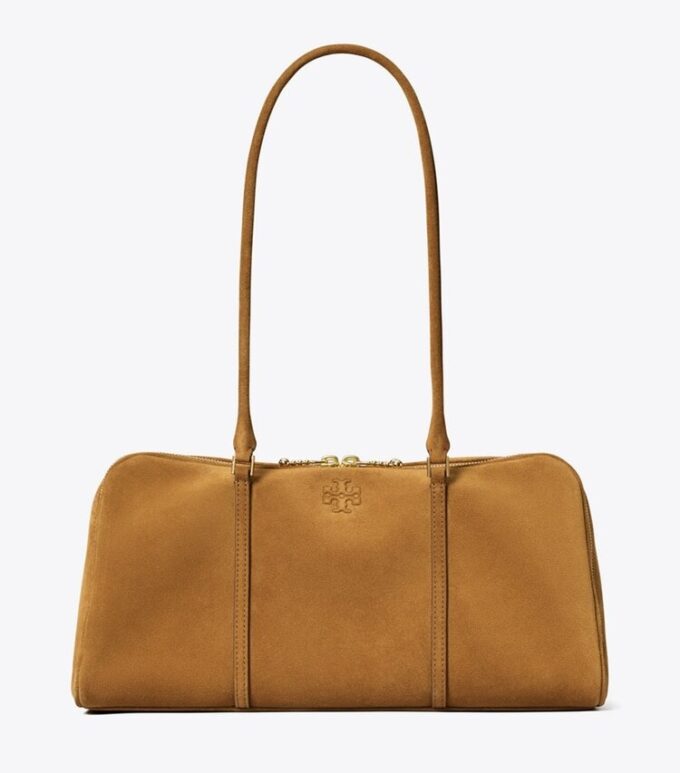 Marshmallow Suede Satchel