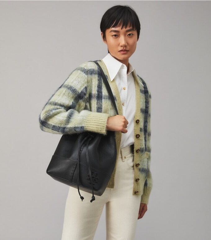 Mcgraw Drawstring Bucket Bag