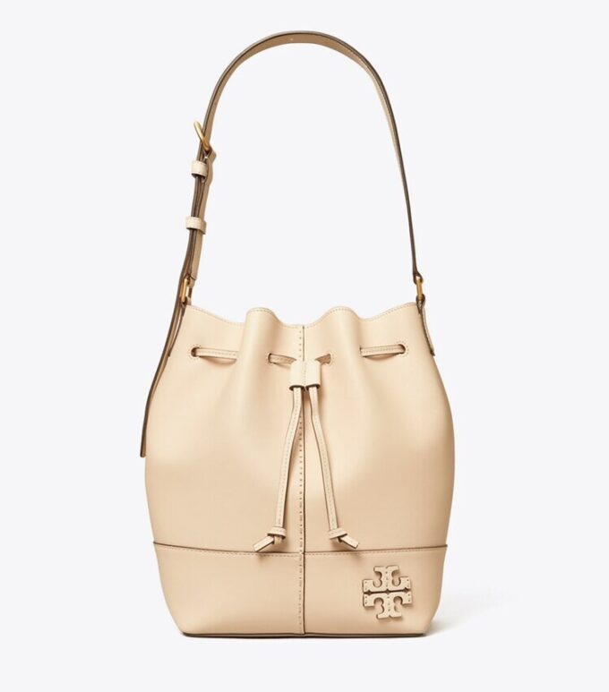 Mcgraw Smooth Drawstring Bucket Bag