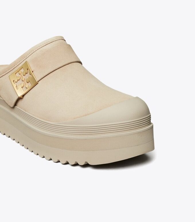 Mellow Shearling Platform Mule