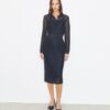 Metallic Polo Dress