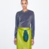 Metallic V-Neck Sweater Metallic V-Neck Sweater