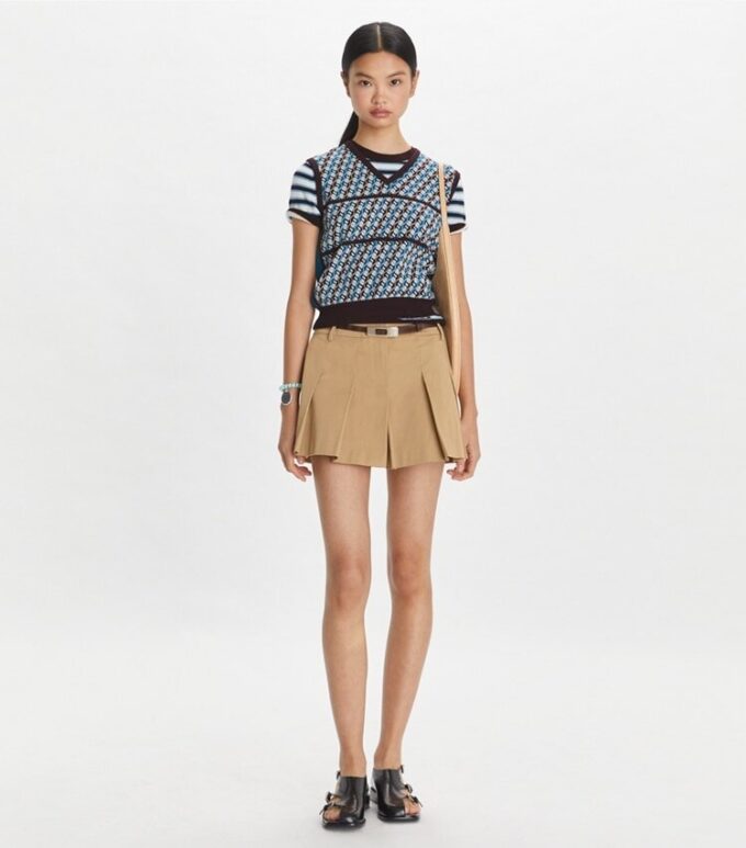 Micro Twill Pleated Short Micro Twill Pleated Short
