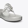 Miller Crinkled Metallic Wedge Sandal Miller Crinkled Metallic Wedge Sandal
