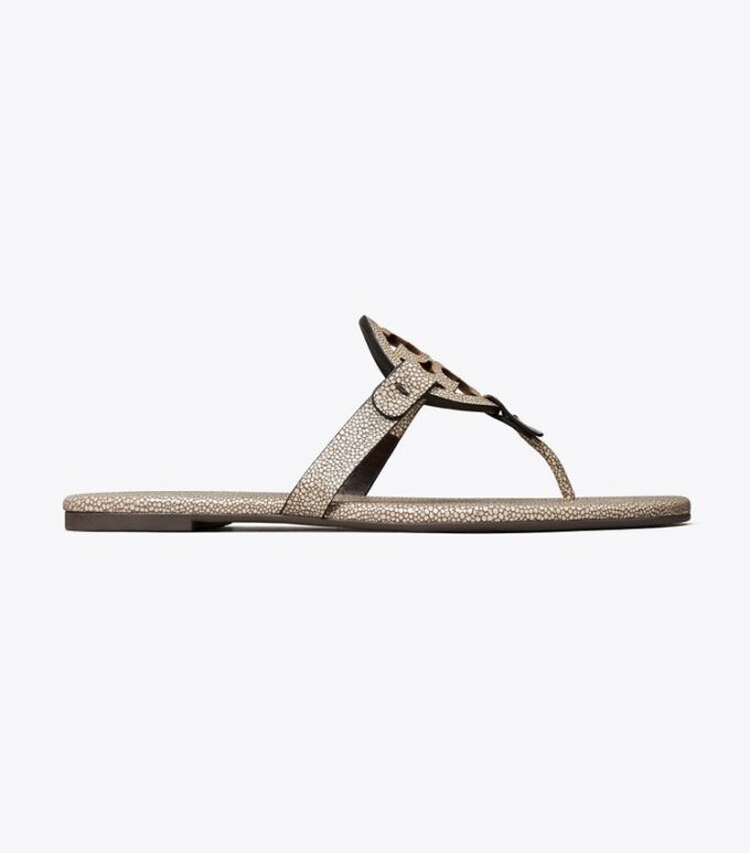 Miller Embossed Leather Sandal Miller Embossed Leather Sandal