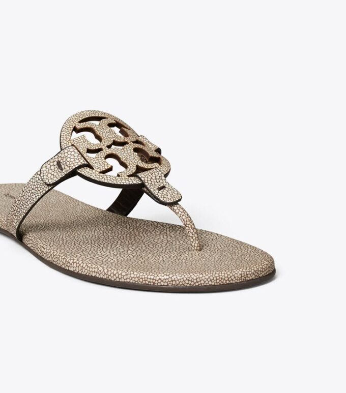 Miller Embossed Leather Sandal Miller Embossed Leather Sandal