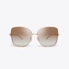 Miller Metal Oversized Butterfly Sunglasses