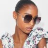 Miller Oversized Square Sunglasses