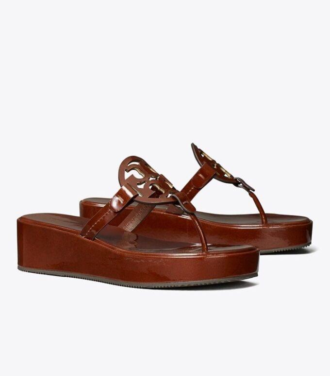 Miller Patent Wedge Sandal Miller Patent Wedge Sandal