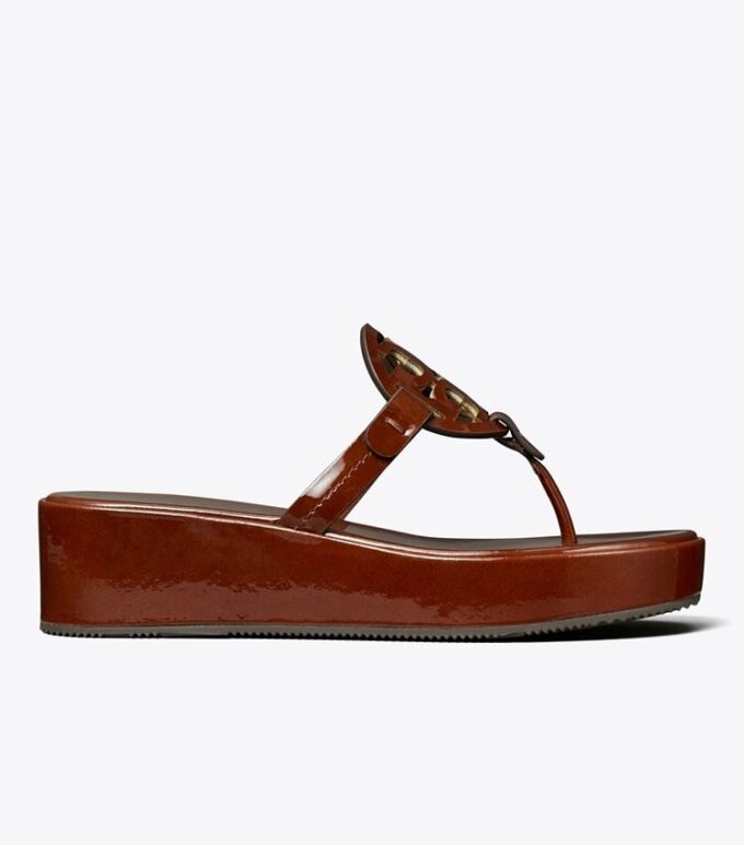 Miller Patent Wedge Sandal Miller Patent Wedge Sandal