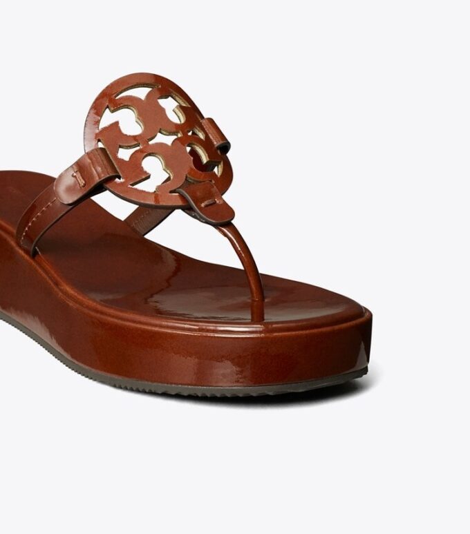 Miller Patent Wedge Sandal Miller Patent Wedge Sandal