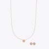 Miller Pavé Pendant Necklace &Amp; Stud Earring Gift Set