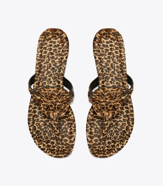 Miller Printed Calf Hair Sandal