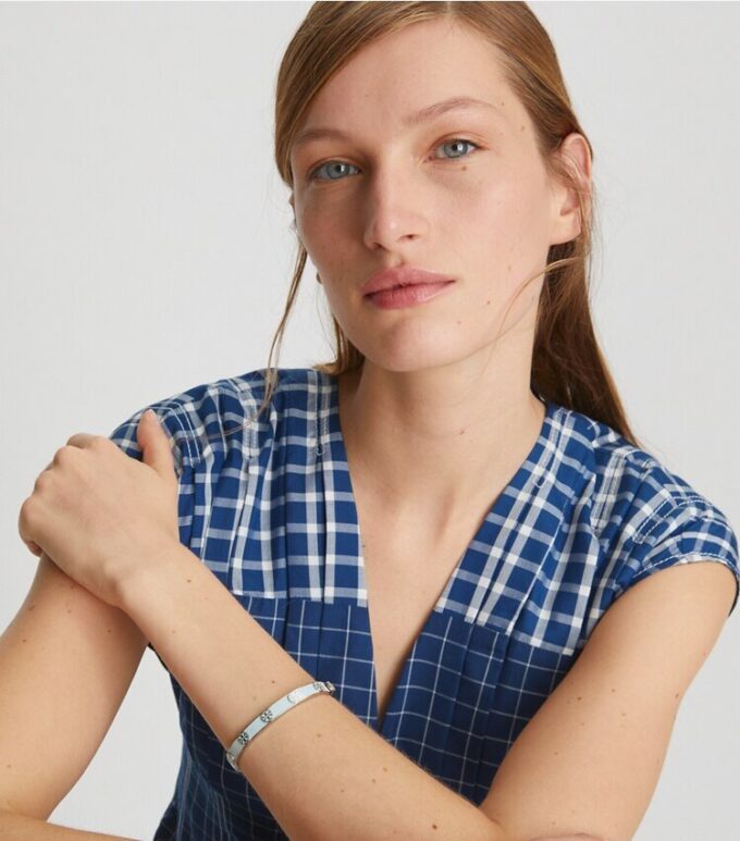 Miller Stud 5mm Enamel Hinge Bracelet