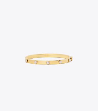 Miller Stud Pearl 5mm Hinge Bracelet