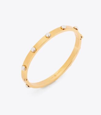 Miller Stud Pearl 5mm Hinge Bracelet