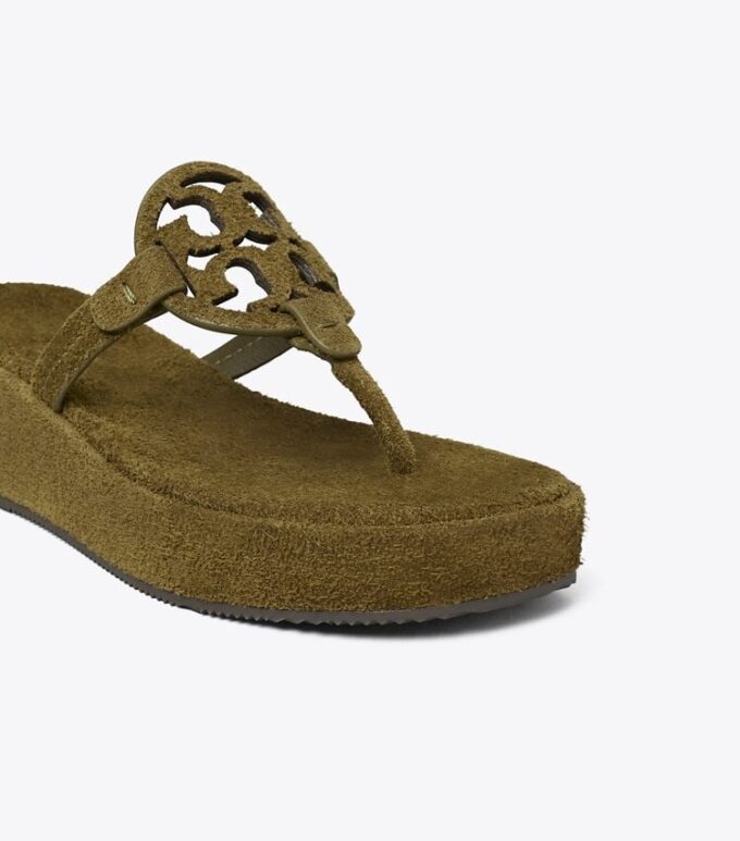 Miller Suede Wedge Sandal