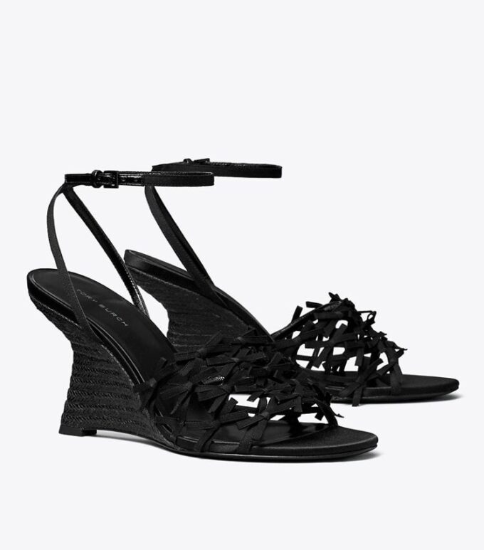 Mini Bow Espadrille Wedge