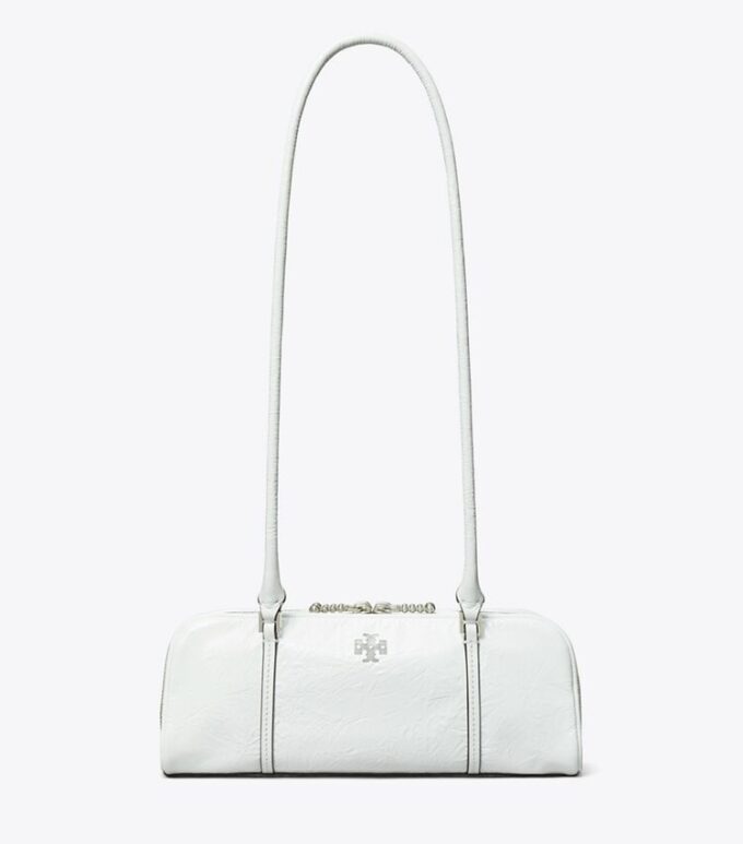 Mini Crinkle Leather Marshmallow Satchel