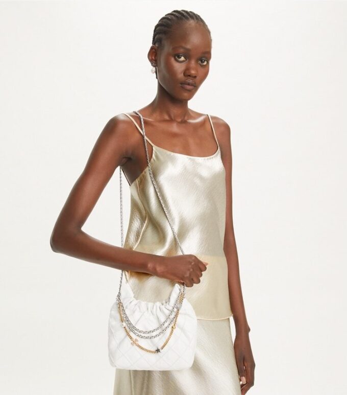 Mini Fleming Soft Distressed Hobo Bag