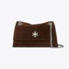Mini Kira Turnlock Suede Shoulder Bag Mini Kira Turnlock Suede Shoulder Bag
