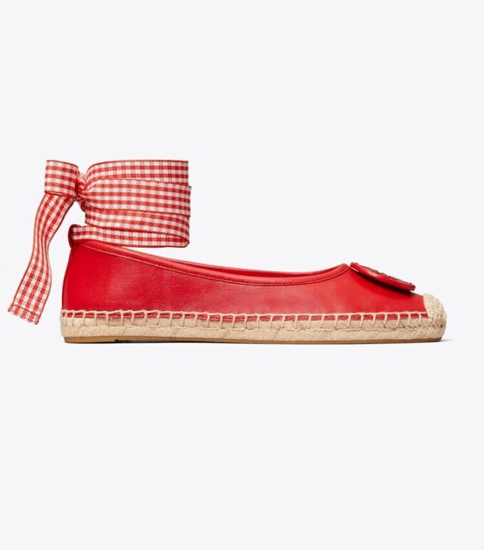 Minnie Ballet Espadrille, Leather Minnie Ballet Espadrille, Leather