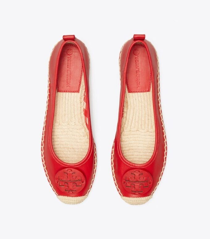 Minnie Ballet Espadrille, Leather Minnie Ballet Espadrille, Leather
