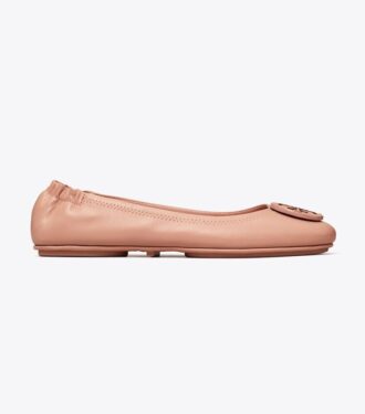 Minnie Travel Ballet With Leather Logo