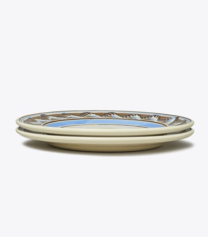 Mochaware Dinner Plate, Set Of 2