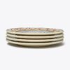 Mochaware Salad Plate, Set Of 4