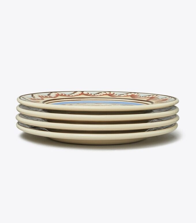 Mochaware Salad Plate, Set Of 4