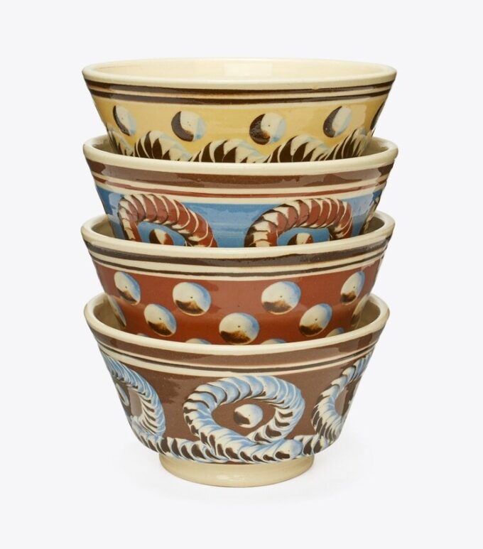 Mochaware Soup Bowl, Set Of 4