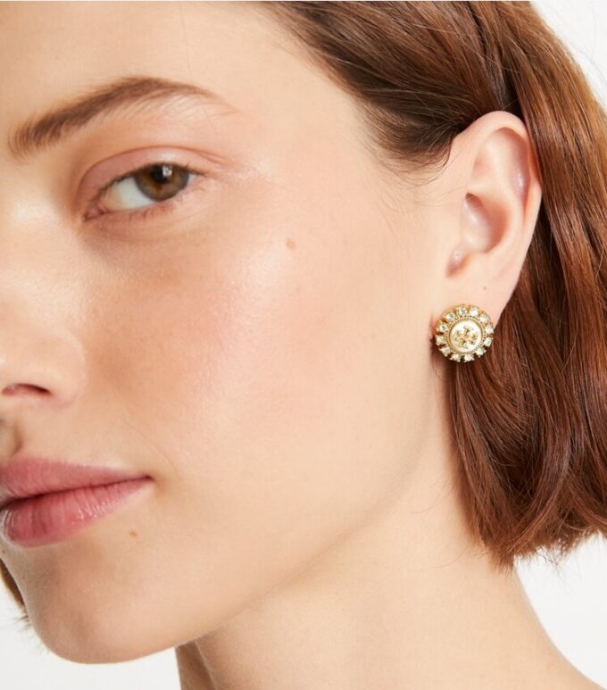 Moondance Crystal Stud Earrings