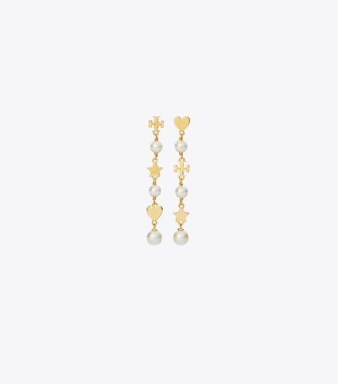 Moondance Pearl And Heart Earrings Moondance Pearl And Heart Earrings