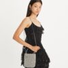 Night Owl Crystal-Embellished Mini Tote