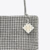 Night Owl Crystal-Embellished Mini Tote