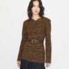Nylon And Viscose Marled Sweater