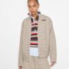 Nylon Plaid Golf Jacket