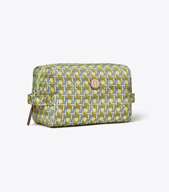 Nylon Printed Large Cosmetic Case Nylon Printed Large Cosmetic Case