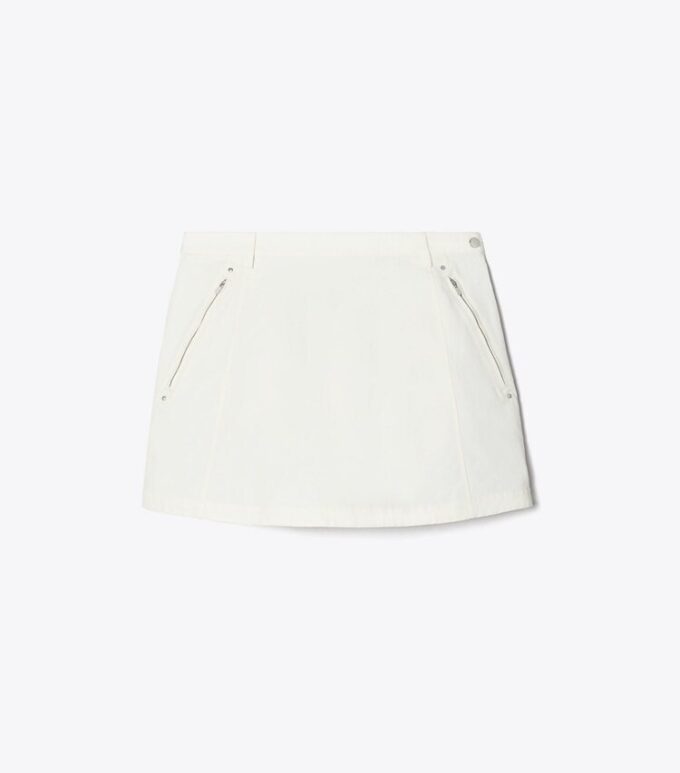 Nylon Twill Skirt