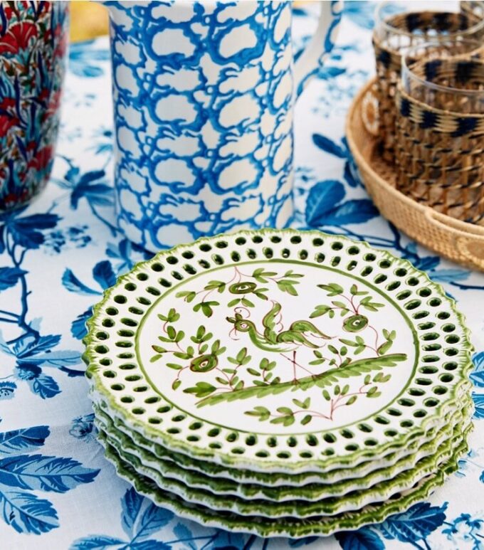 Oiseau Salad Plate, Set Of 4